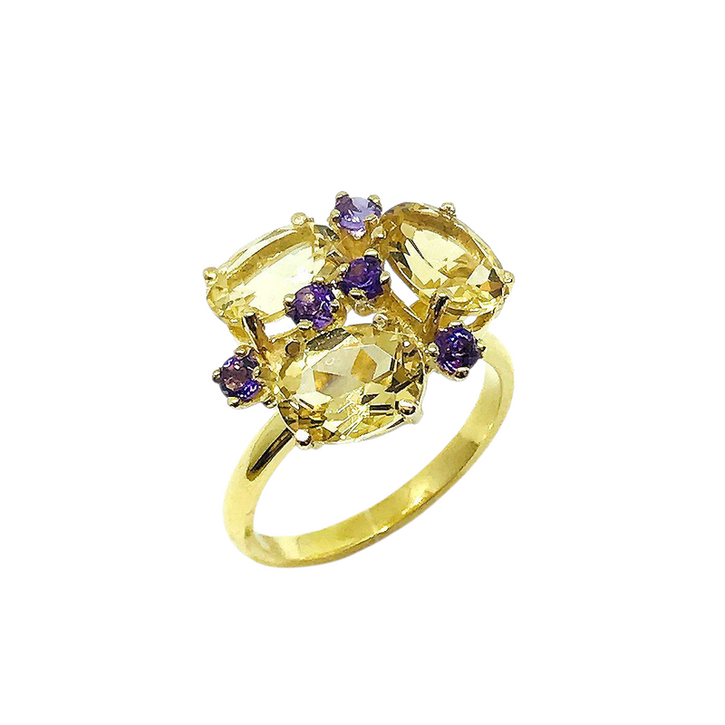 Anillo piedras naturales