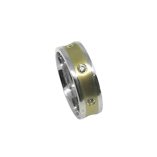 Argolla con diamante