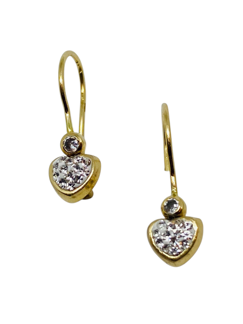 Aretes Corazón con Circonia