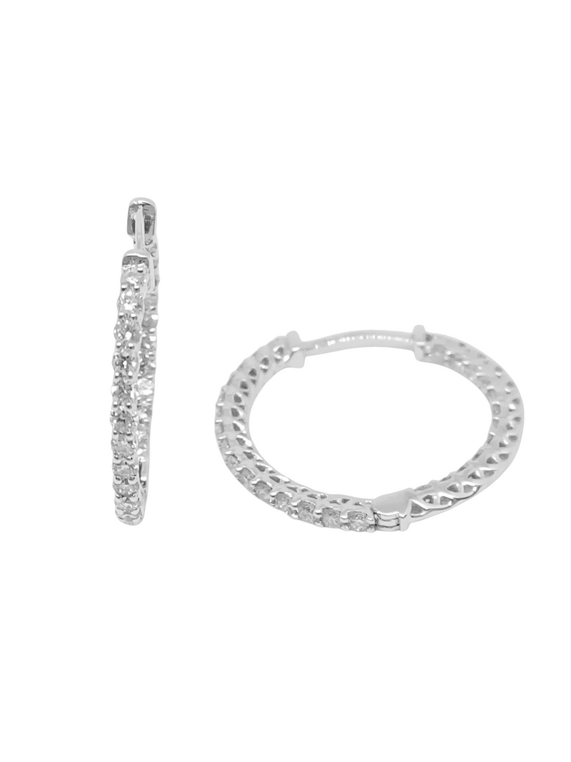 Arracadas con Diamante Natural