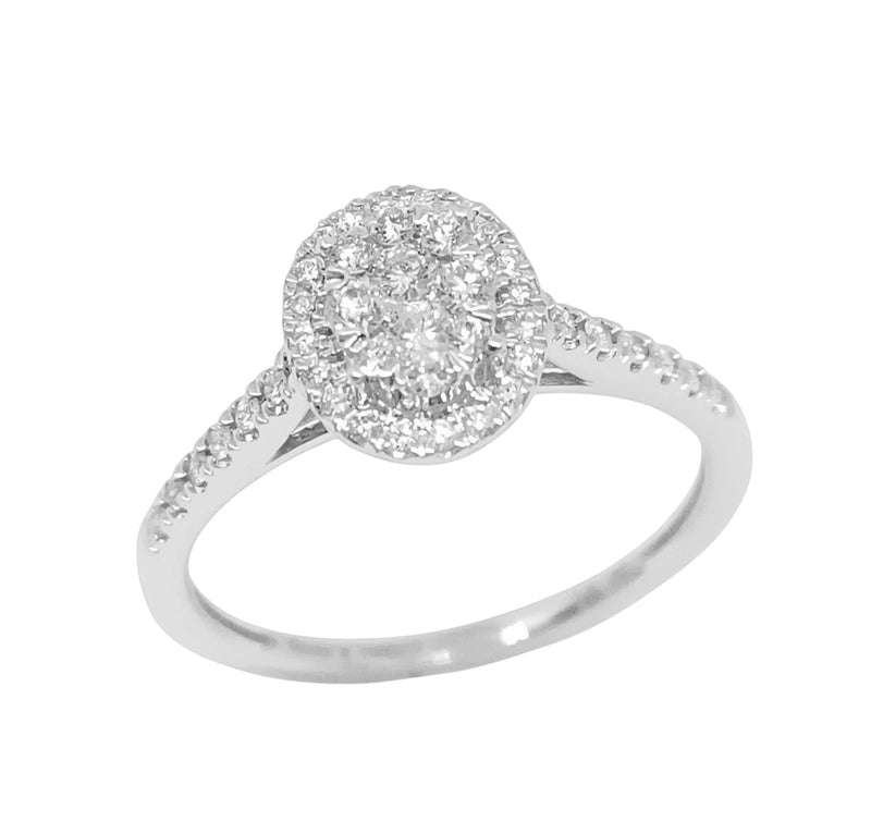 Anillo con Diamantes Naturales