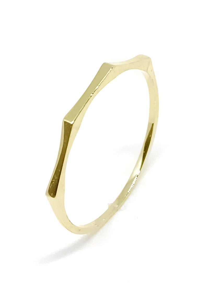 Anillo Moderno de Oro Amarillo