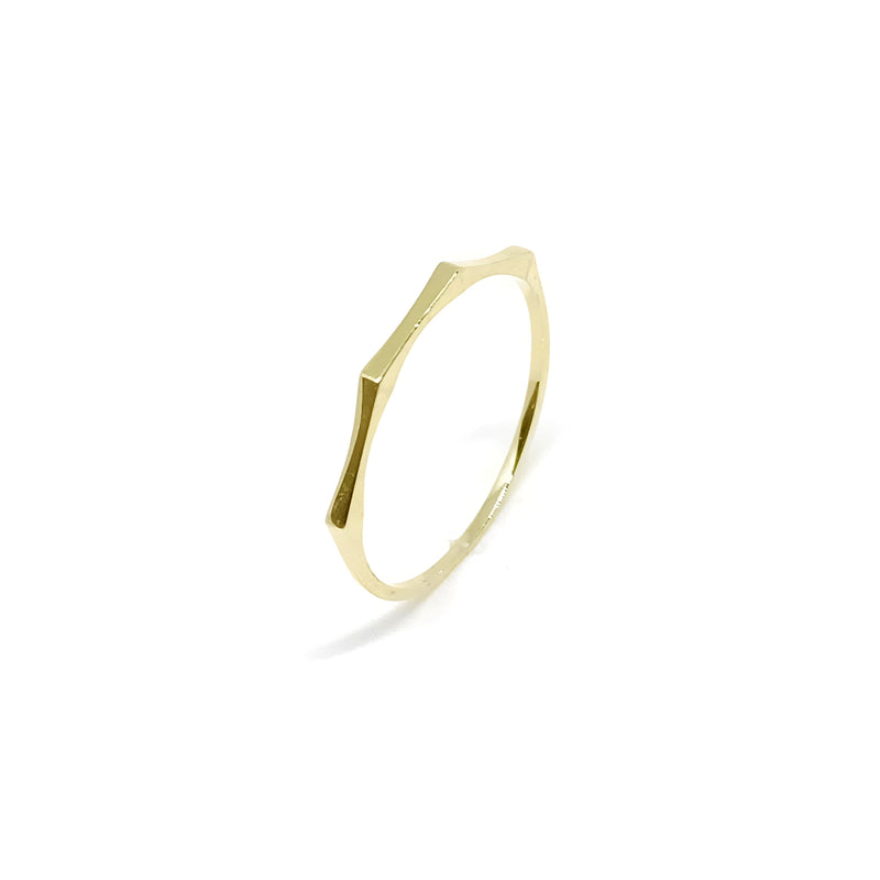 Anillo Moderno de Oro Amarillo