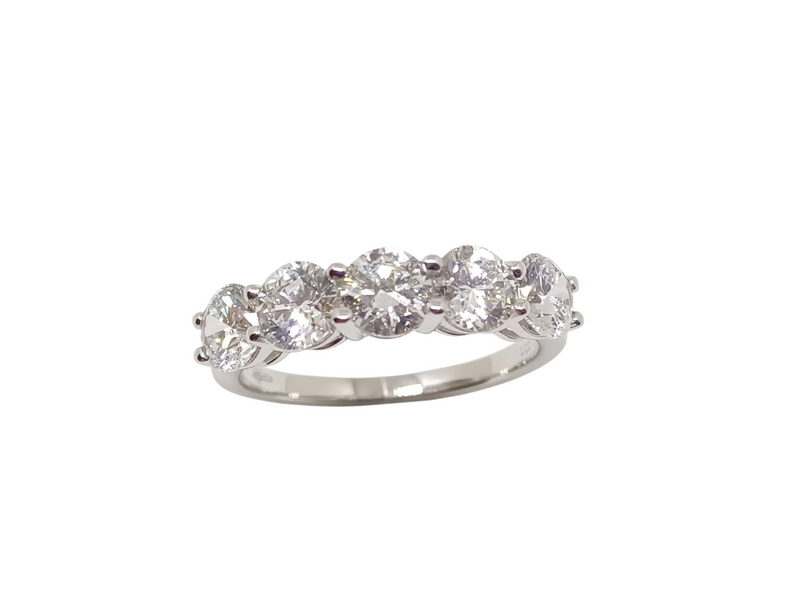 Churumbela Oro Blanco Diamante De Laboratorio