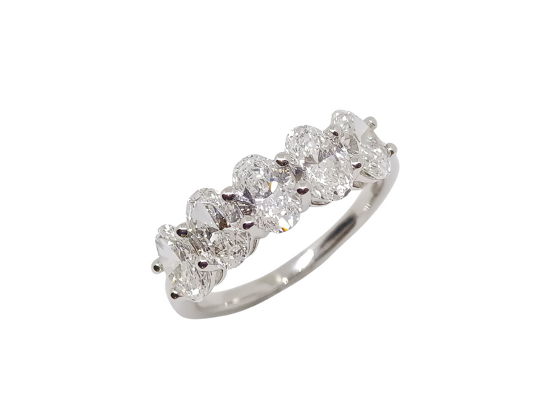Churumbela Oro Blanco Diamante De Laboratorio