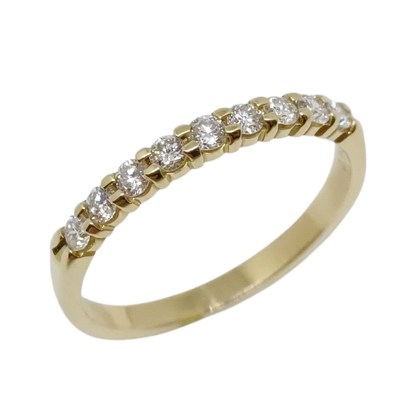 Churumbela Oro Amarillo con Diamantes