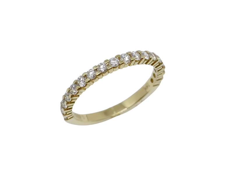 Churumbela Oro Amarillo con Diamantes