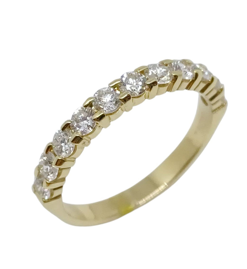 Churumbela Oro Amarillo con Diamantes