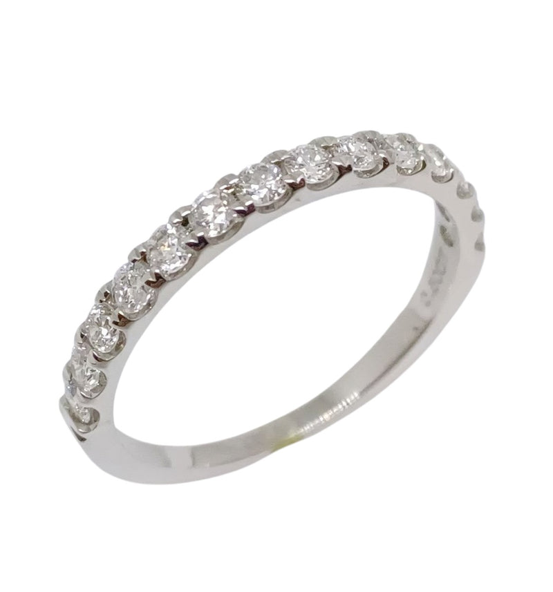 Churumbela Oro Blanco con Diamantes