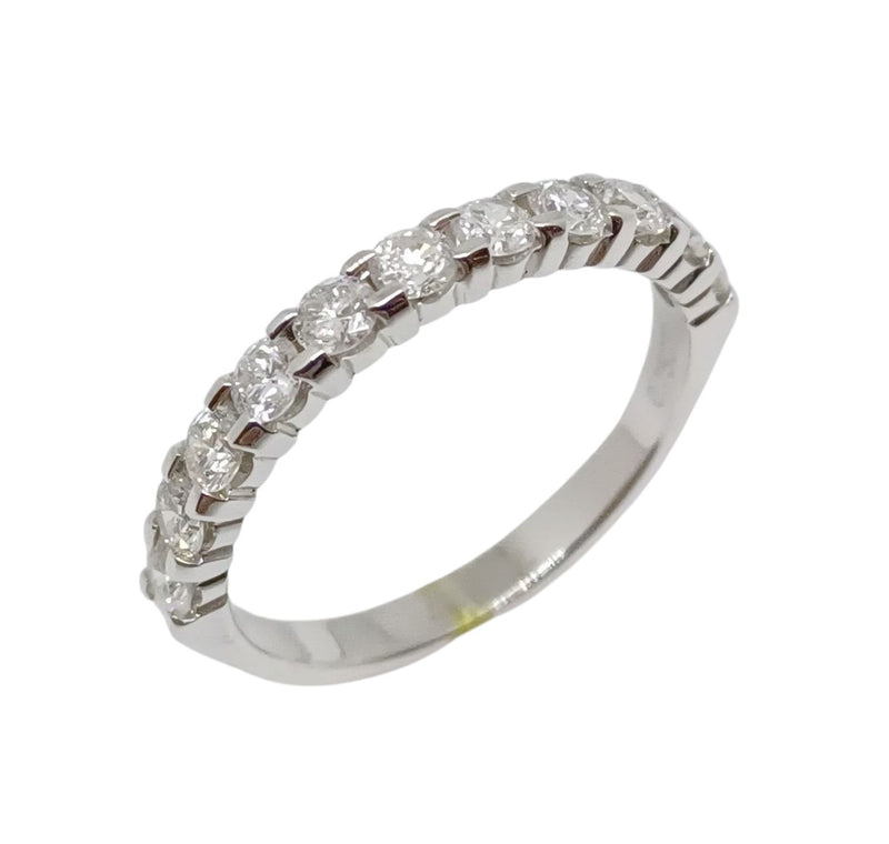 Churumbela Oro Blanco con Diamantes