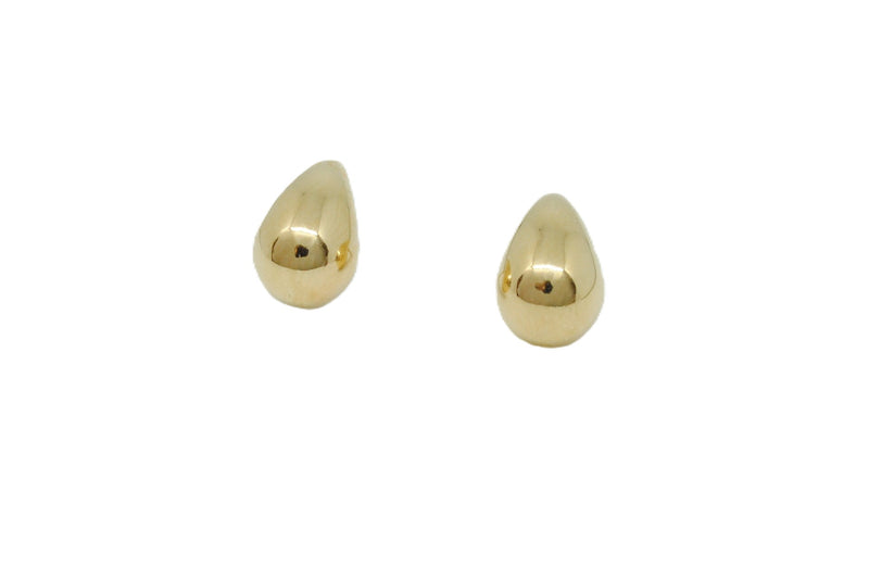 Aretes Gota Oro Amarillo
