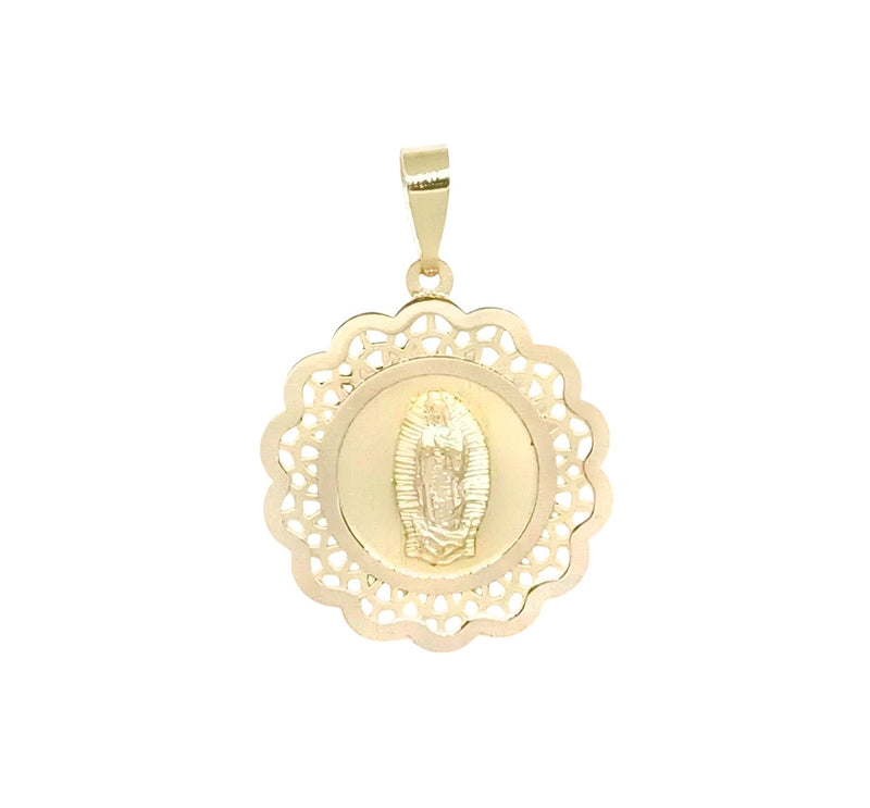 Medalla Virgen de Guadalupe Bisel
