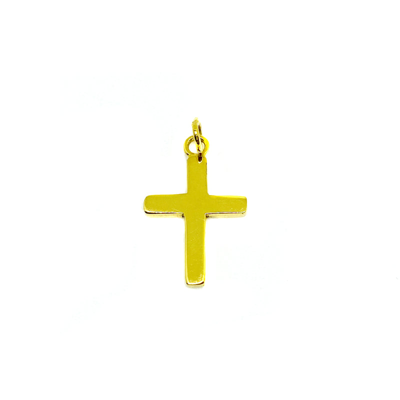 Cruz de Oro amarillo 14k en  Tara Brooch Monterrey. Modelo: CR-A2x-00866.- Envió GRATIS a todo México.