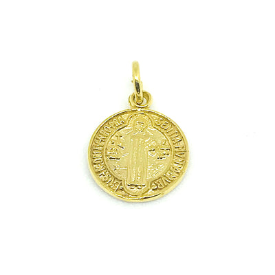 Medalla de Oro amarillo 10k en Tara Brooch Monterrey. Modelo: M1-A2x-00645. (san benito) - Envió GRATIS a todo México.
